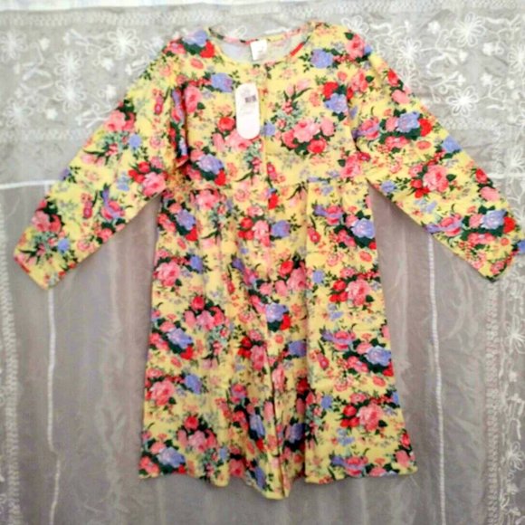 FLASH SALE! NEW! Vintage Floral Romper, Vanity Fair, Yellow, S/M - Picture 2 of 9